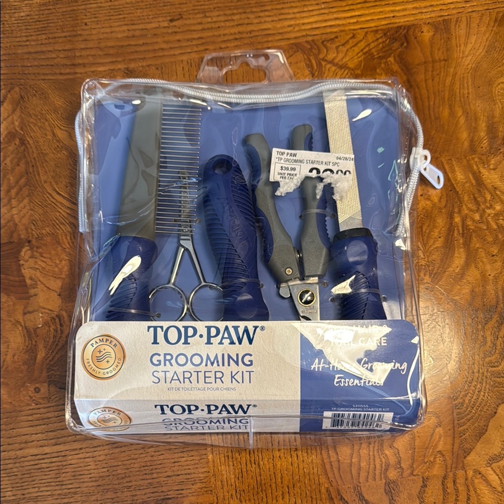 Top Paw Grooming Starter Kit - Blue